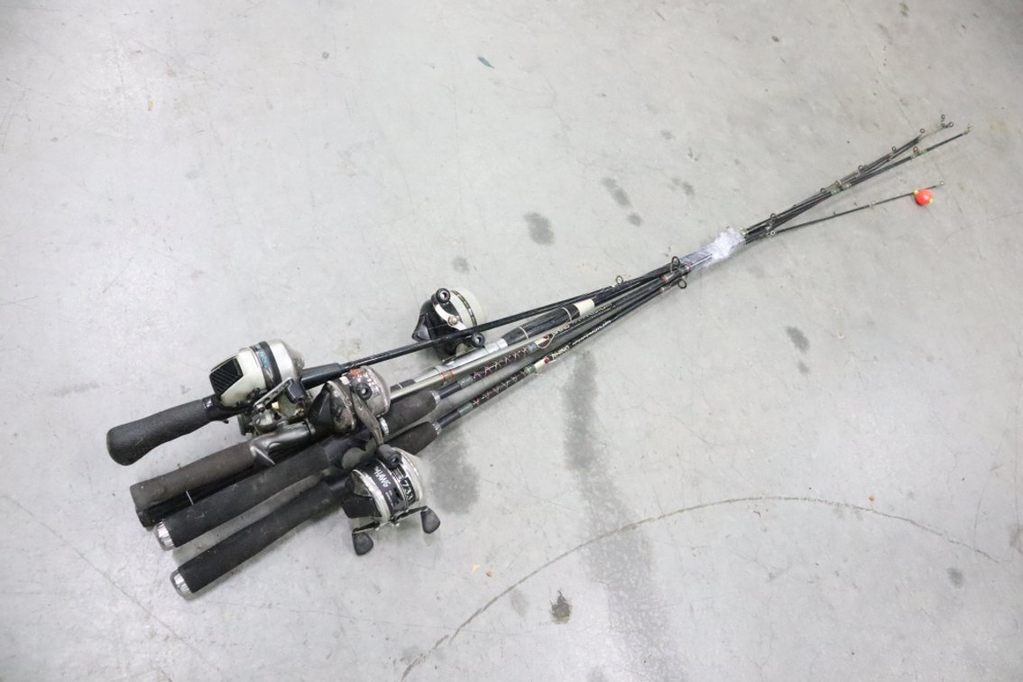 Group of Vintage Fishing Rod and Reels