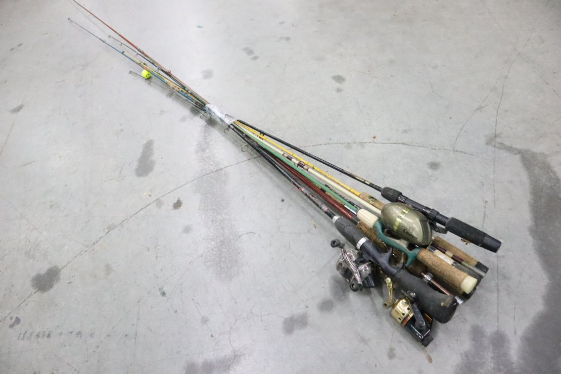 Group of Vintage Fishing Rod and Reels