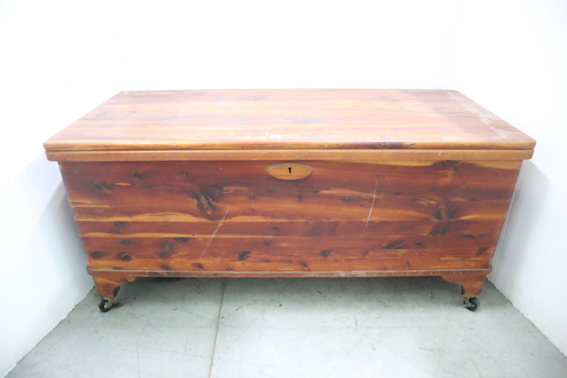 Cedar Chest With Afghans