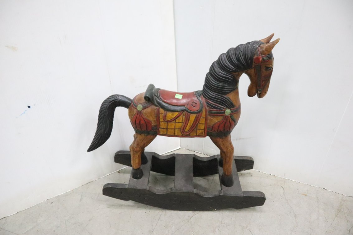 Wooden Rocking Horse