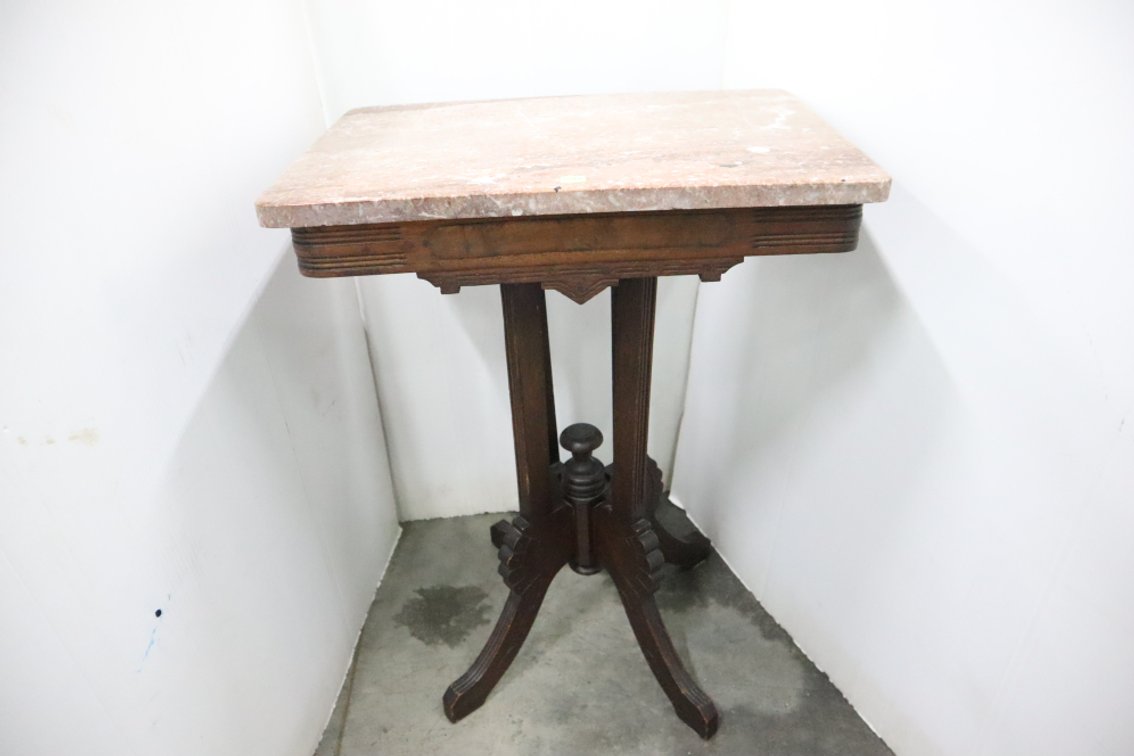Antique Marble Top Table