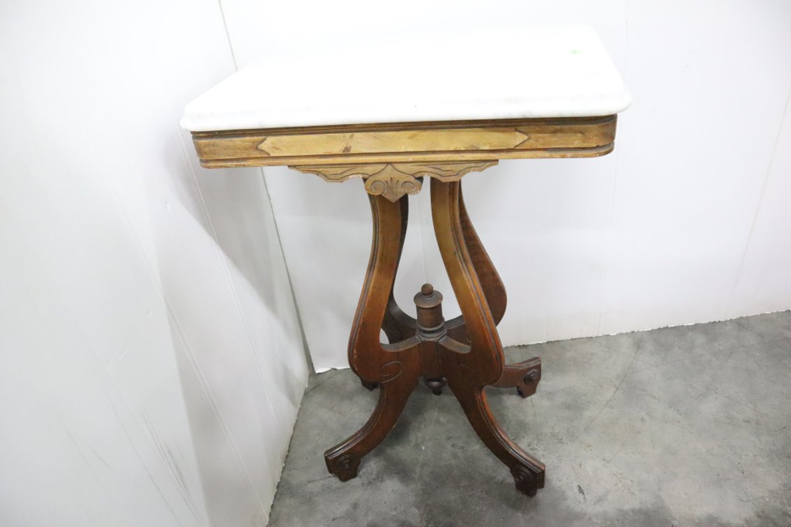 Antique Marble Top Table