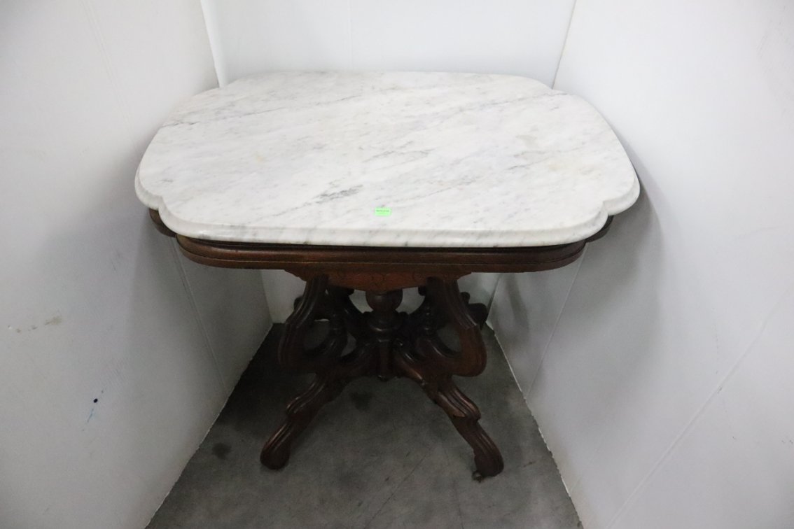 Antique Marble Top Table