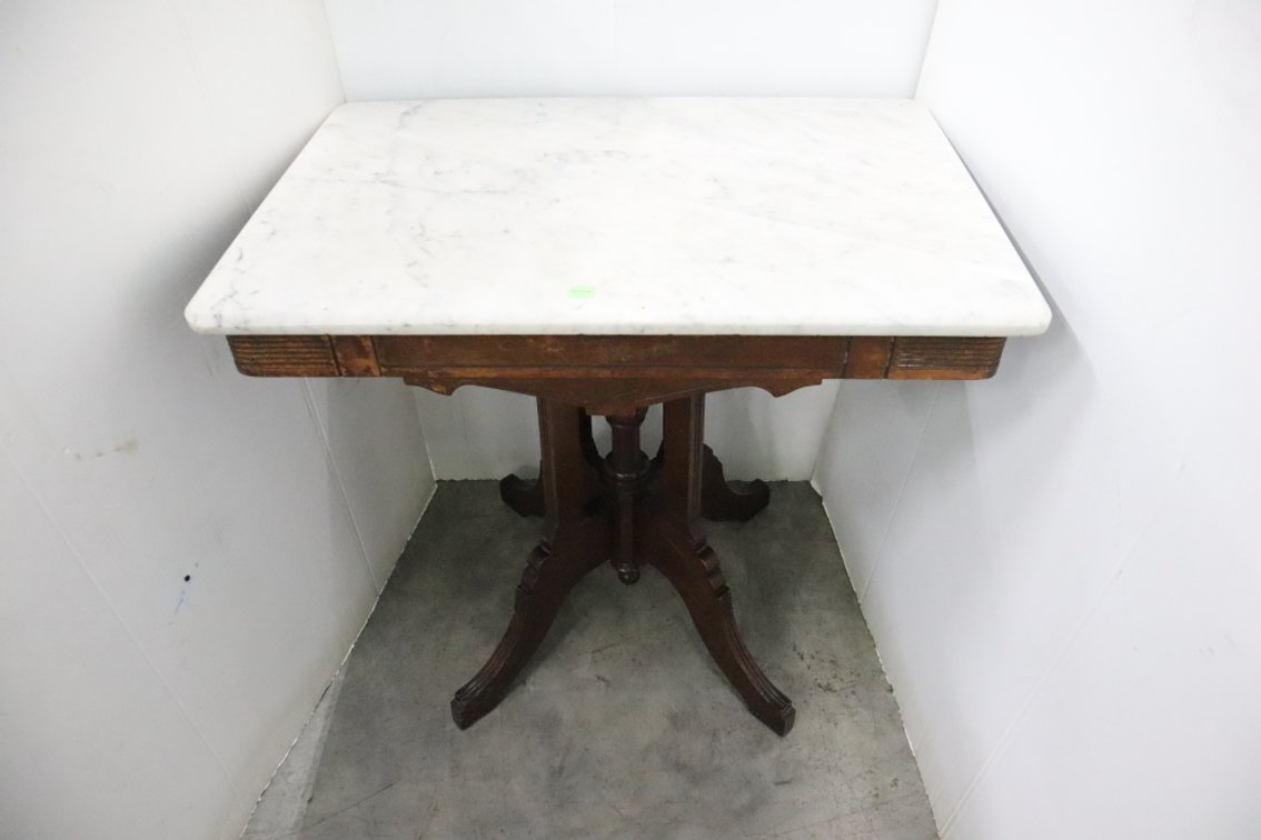Antique Marble Top Table