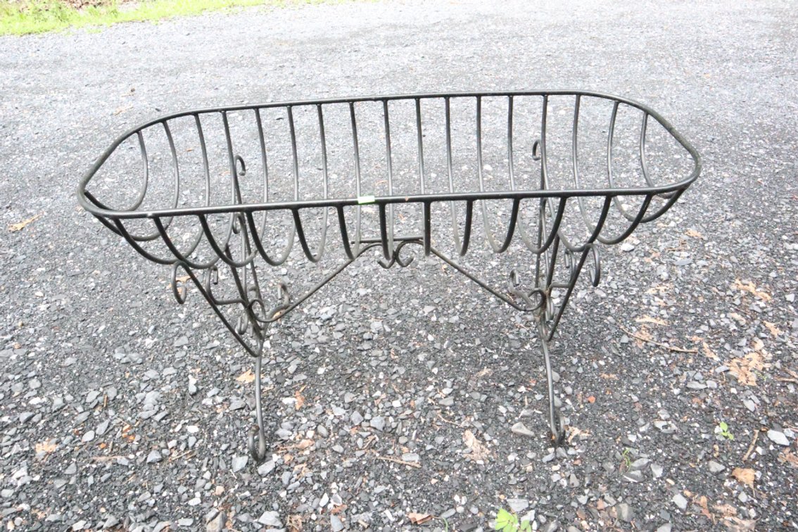 Metal Box Planter Stand
