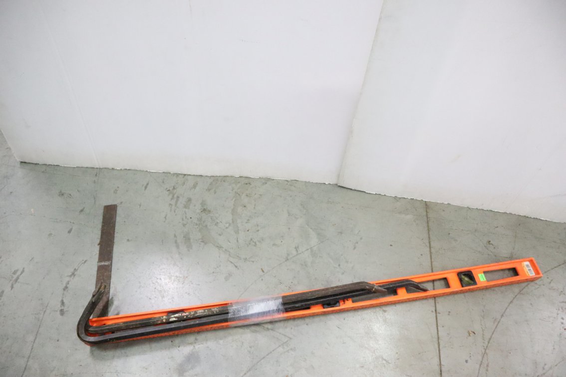 Pry Bars, 4 Ft Level and A Framing Square