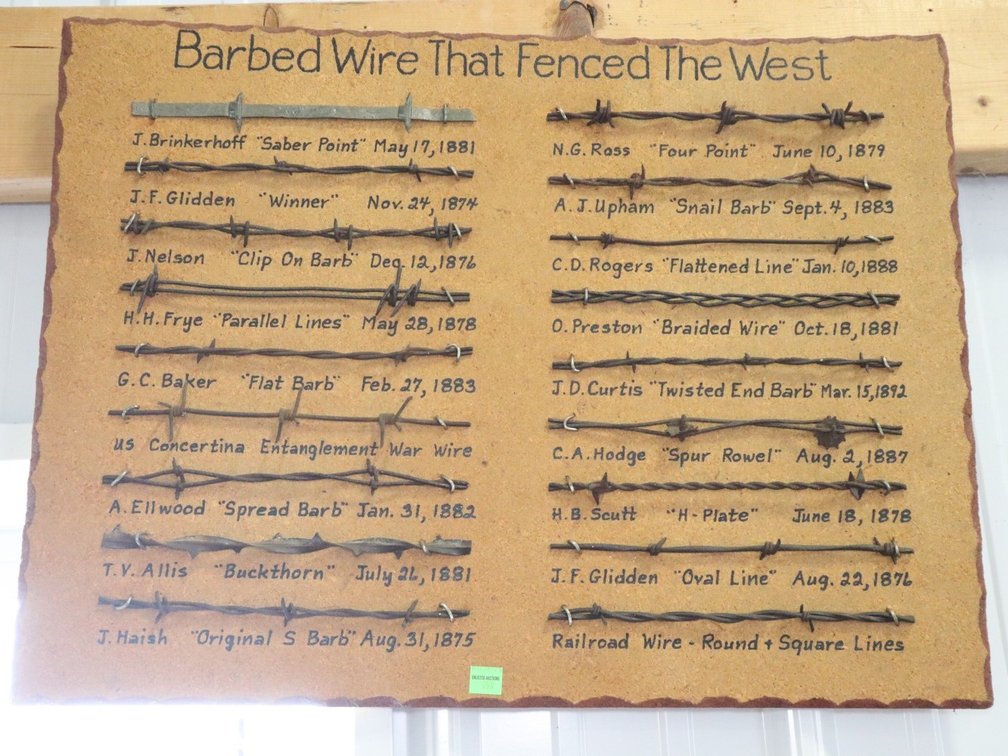 Barbed Wire That Fenced The West Display