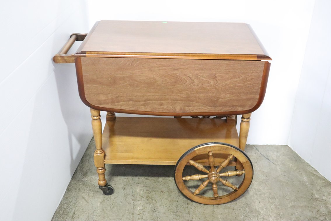 Drop Leaf Bar Cart