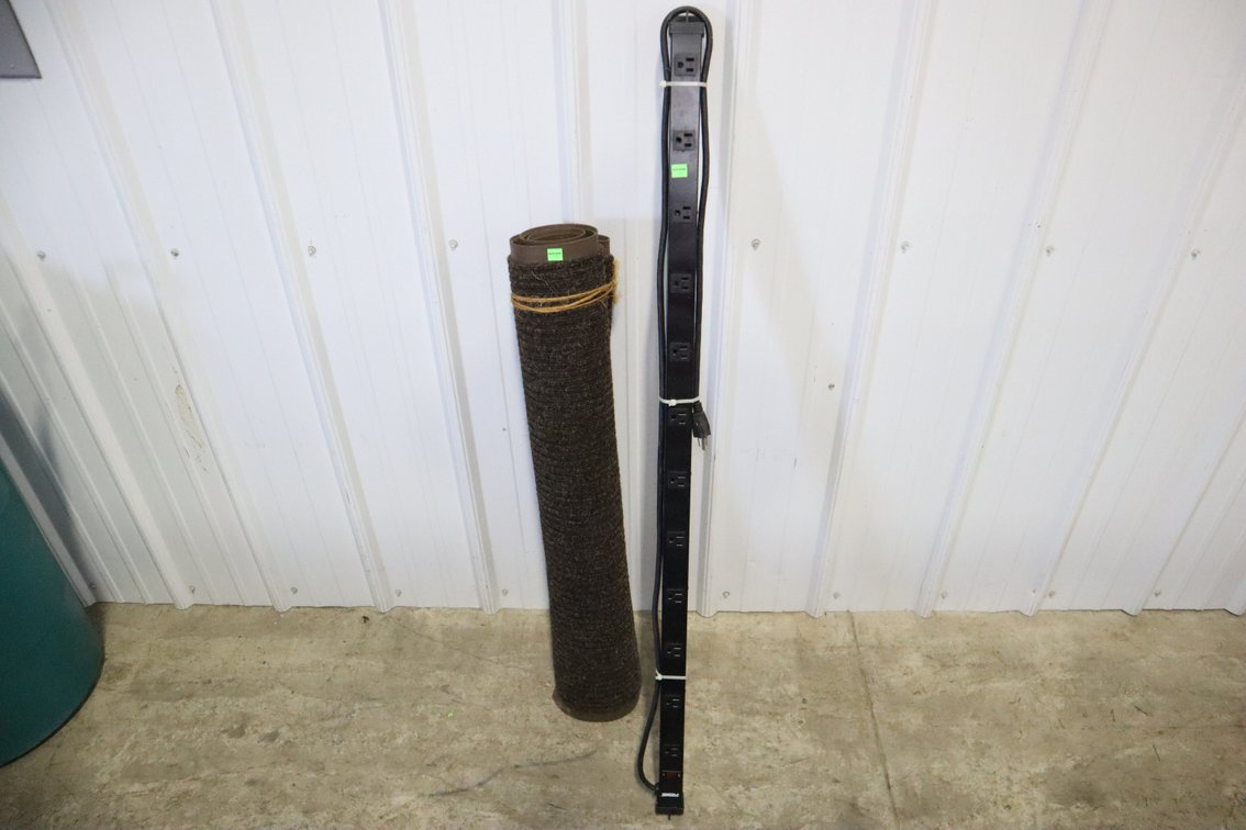 Shop Rug and Power Strip
