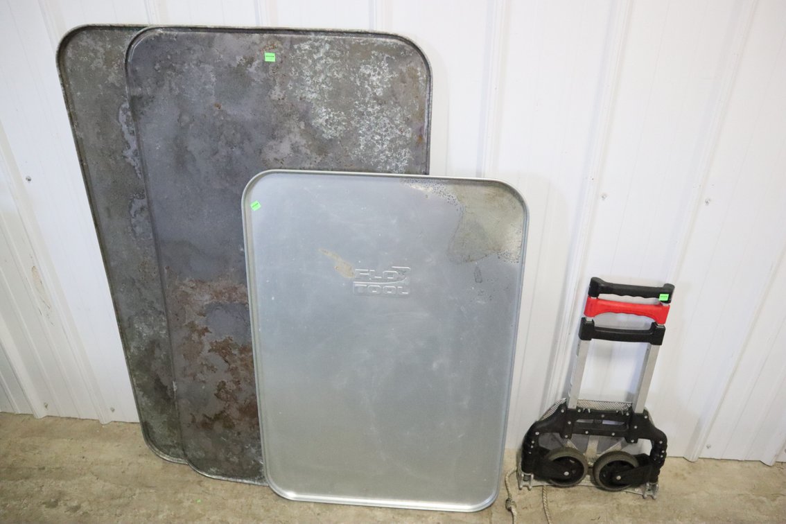 Drip Trays and Folding Dolly