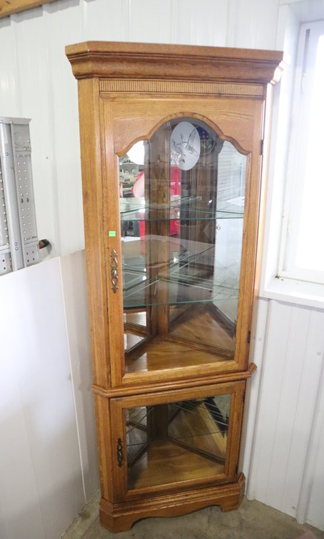 Corner Curio Cabinet
