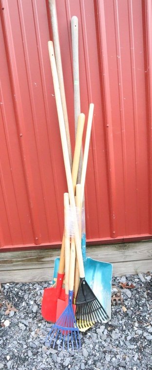 Group of Yard and Garden Tools