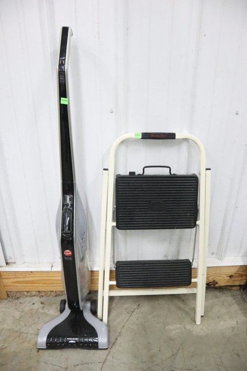 Hoover Vacuum and Step Stool