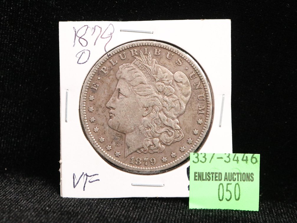 1879 O Morgan Dollar. VF