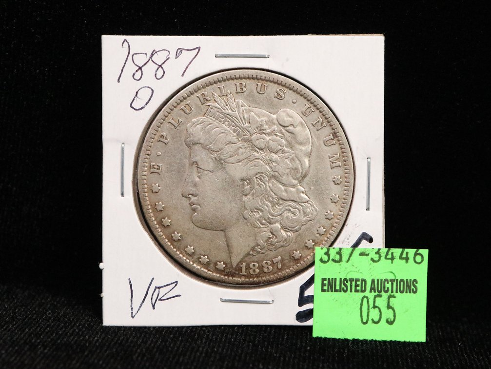 1887 O Morgan Dollar. VF