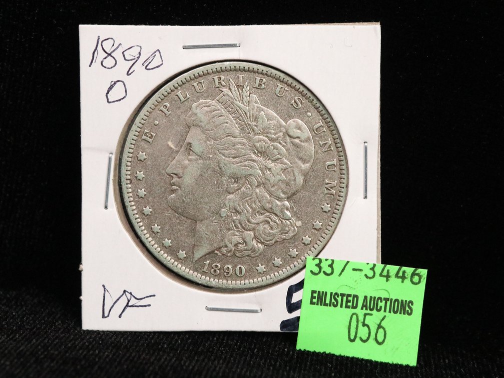 1890 O Morgan Dollar. VF