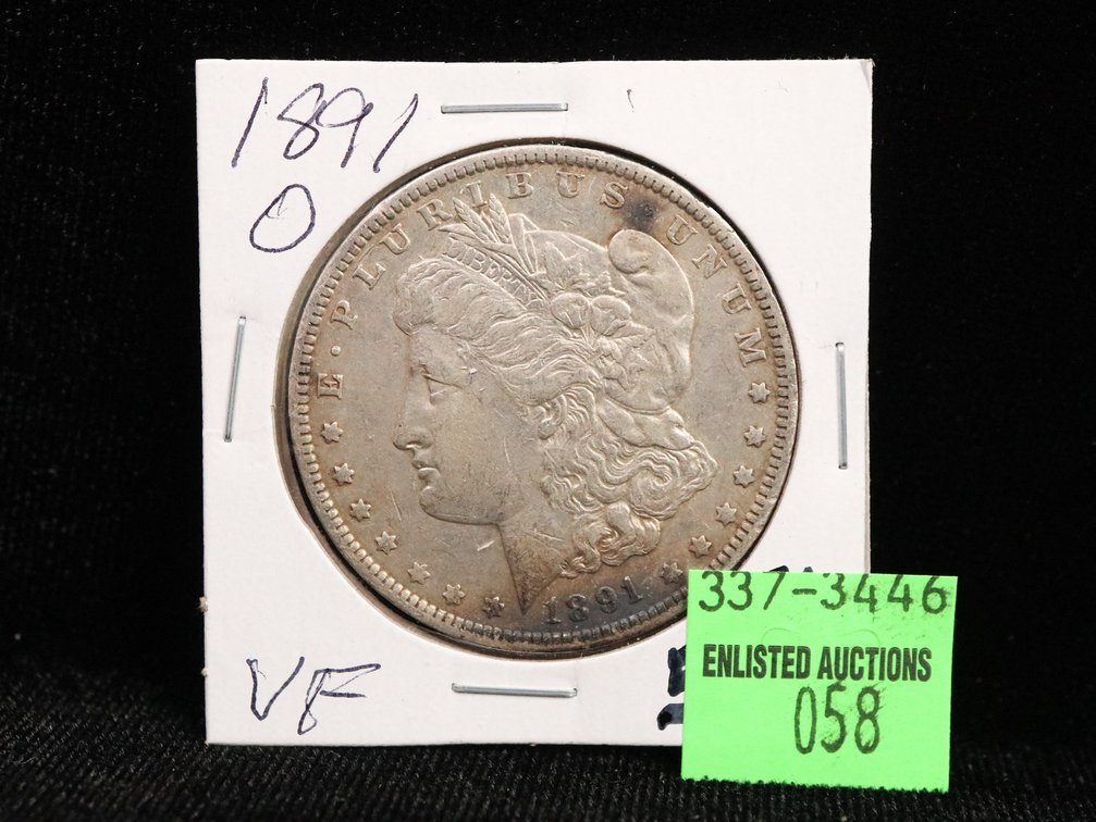 1891 O Morgan Dollar. VF. Better Date