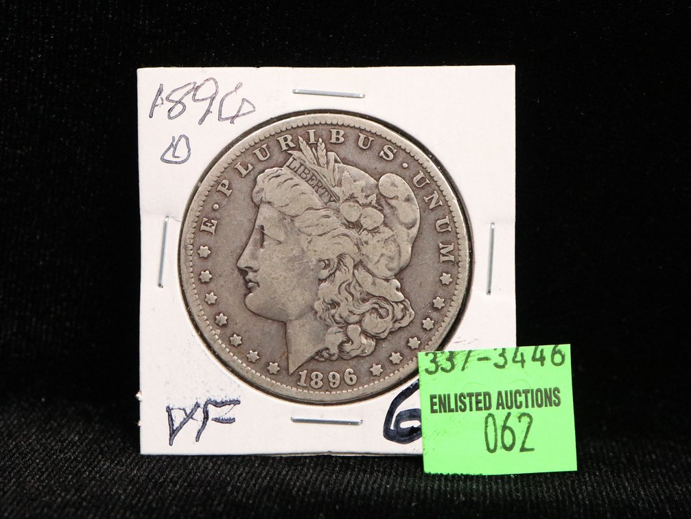 1896 O Morgan Dollar. VF. Better Date