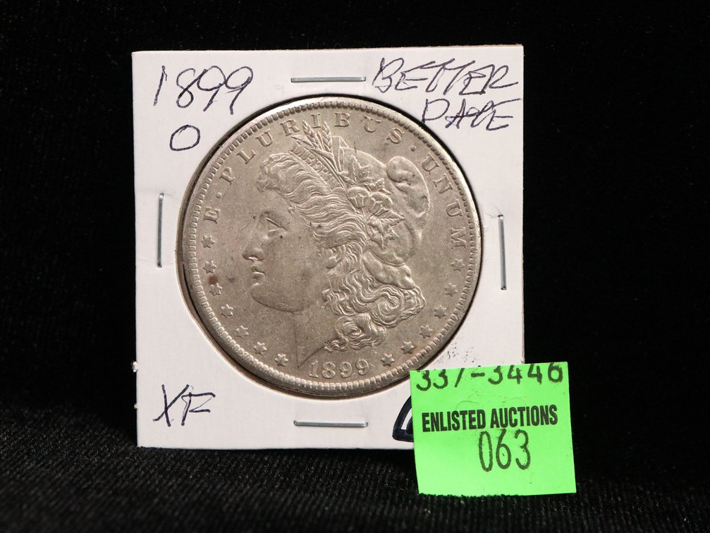 1899 O Morgan Dollar. XF. Better Date