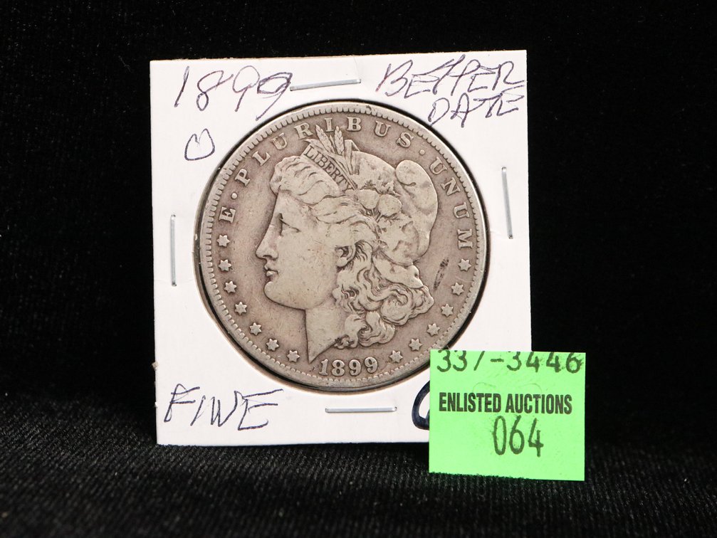 1899 O Morgan Dollar. Fine. Better Date