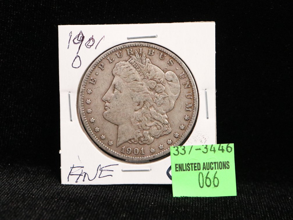 1901 O Morgan Dollar. Fine