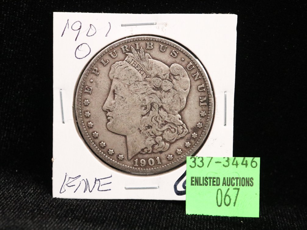 1901 O Morgan Dollar. Fine