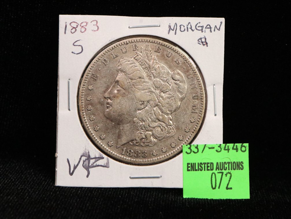 1883 S Morgan Dollar. VF. Better Date