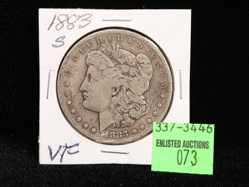 1883 S Morgan Dollar. VF. Better Date