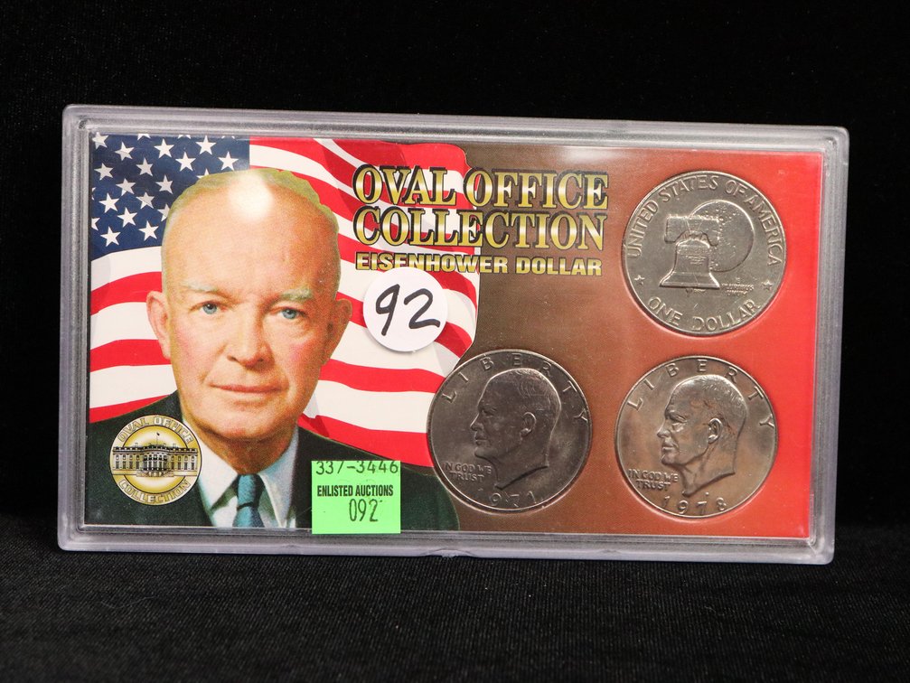 Oval Office Collection of Eisenhower Dollar