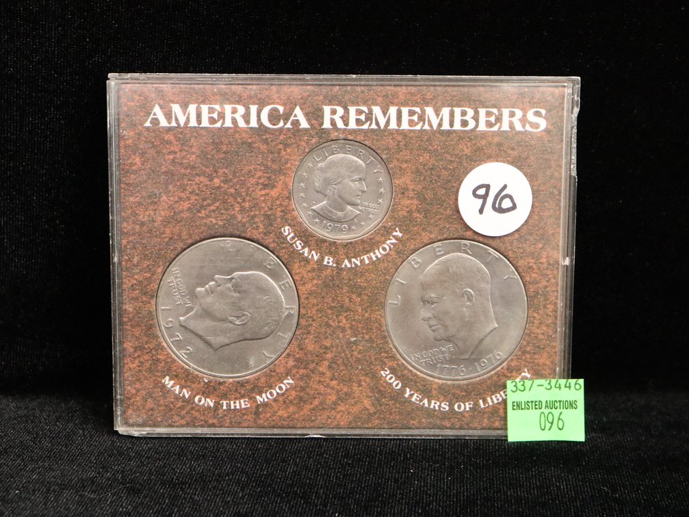 America Rembers Eisenhower & Susan B. Anthony Dollars