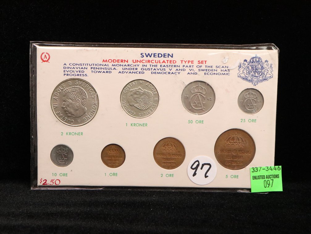  Mint Set of Coins from Sweden