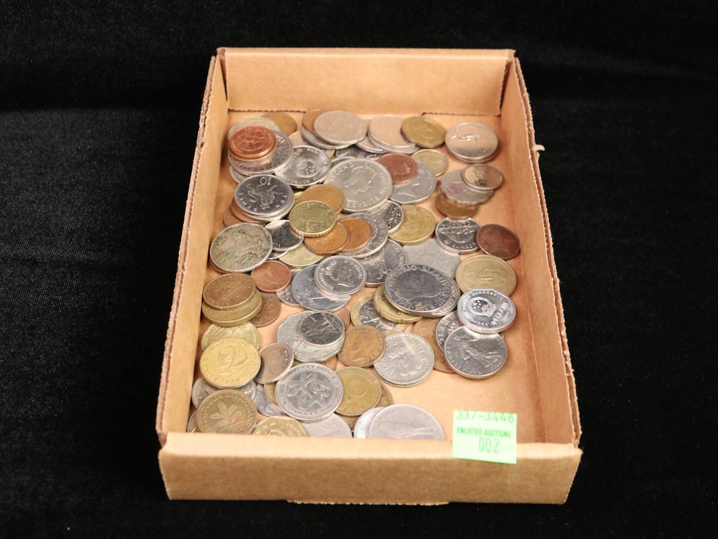  Bag of Assorted Foreign Coins, one pound