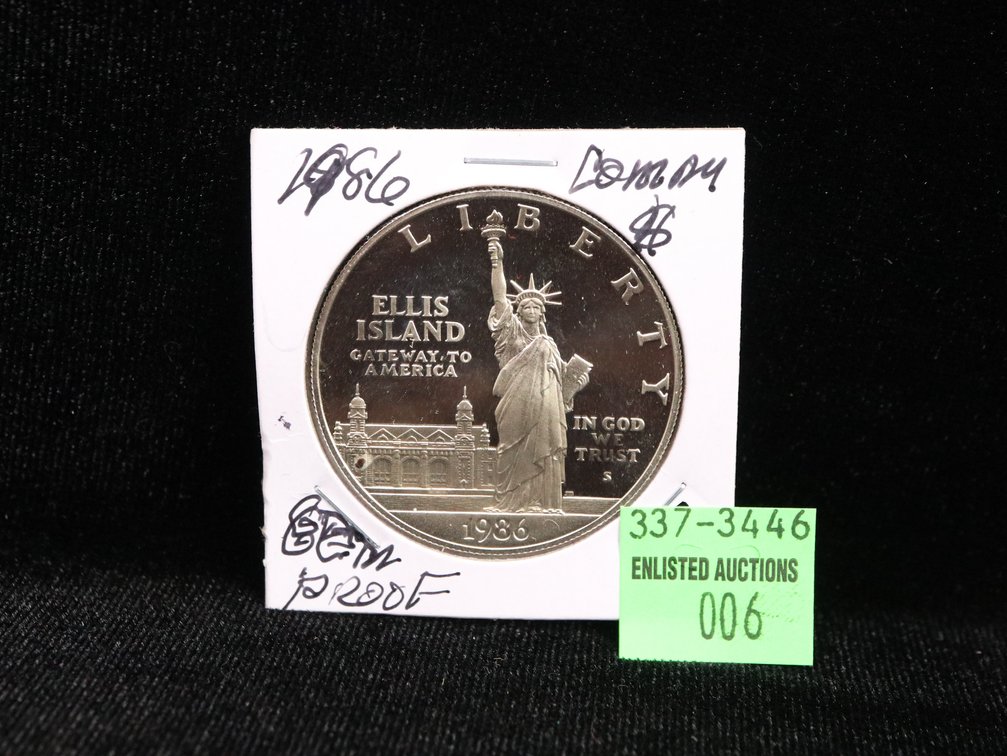  1986 Statue of Liberty Commemorative $1 Gem Proof