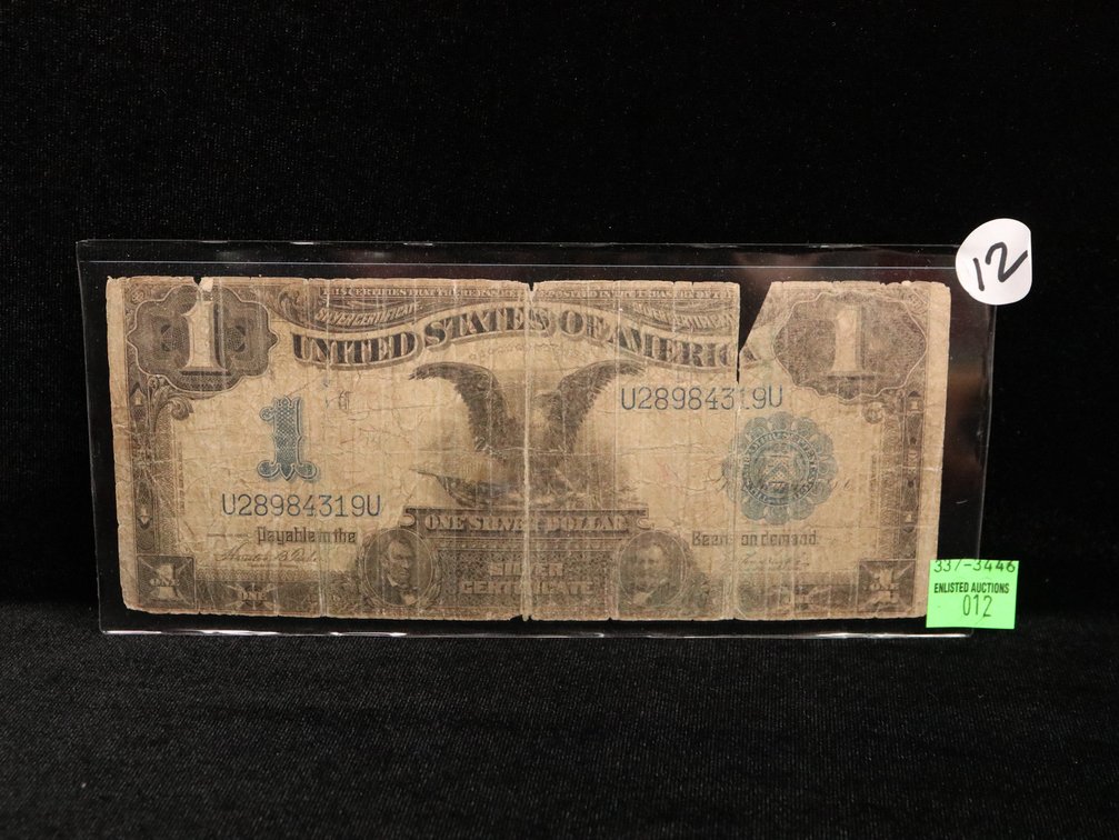 1899 Black Eagle One Dollar Note