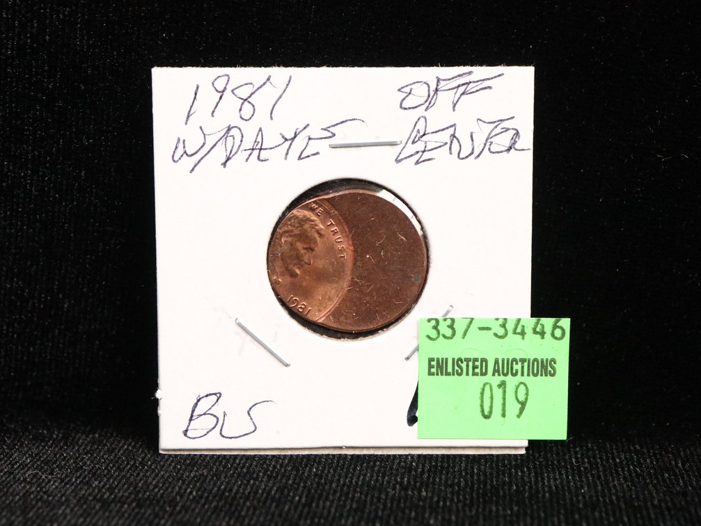1981 Off Center Cent