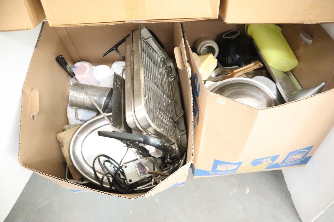 2 Large Boxes of Dishes