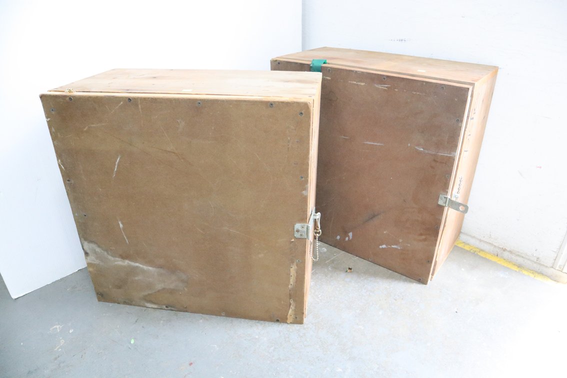 Pair of Wooden Cabinets