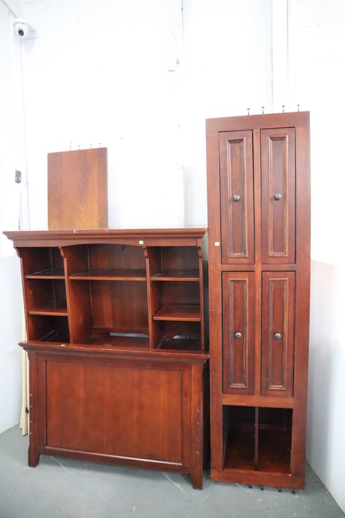 Twin Size Bed Frame With Under The Bed Drawers and Headboard Shelf