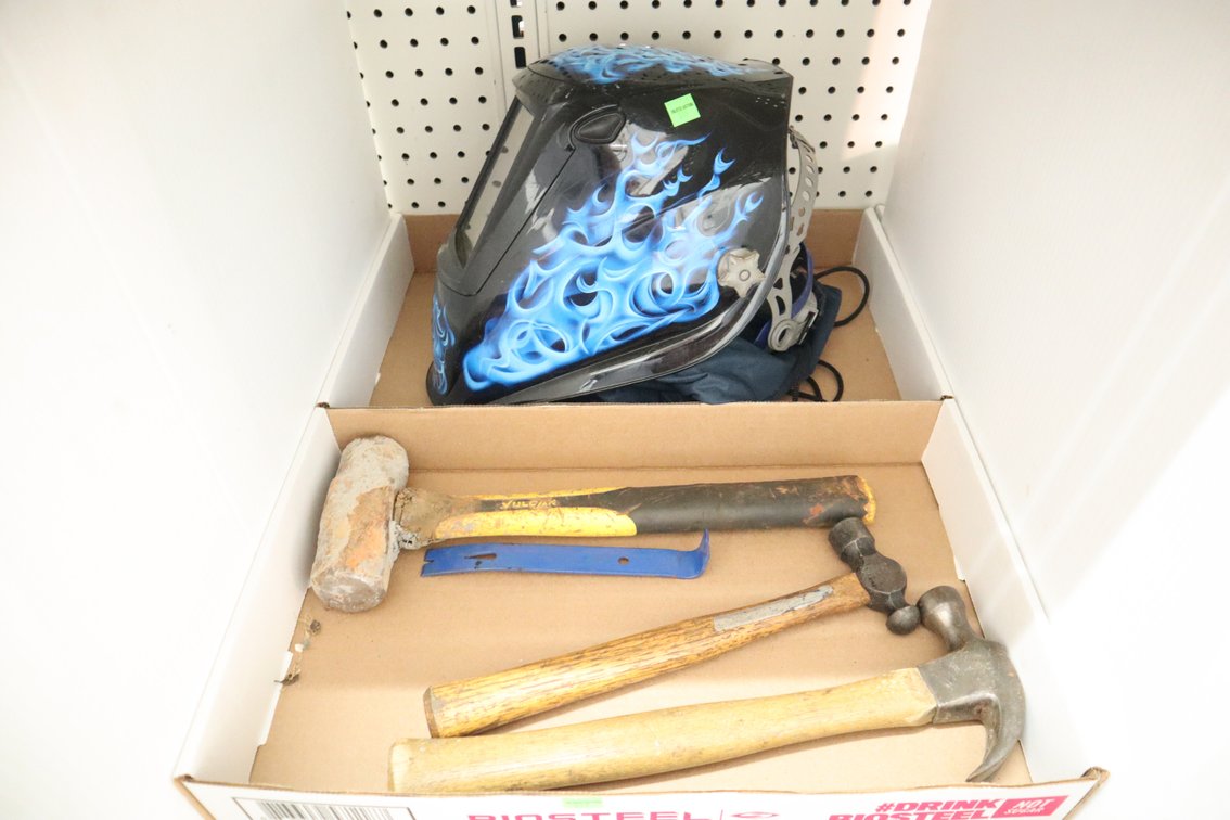 Miller Welding Helmet and Hammers