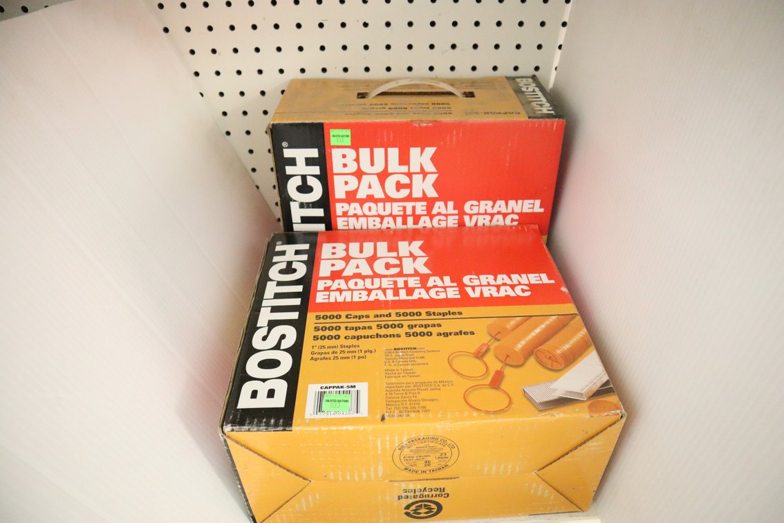 2 Boxes of Bostitch Caps