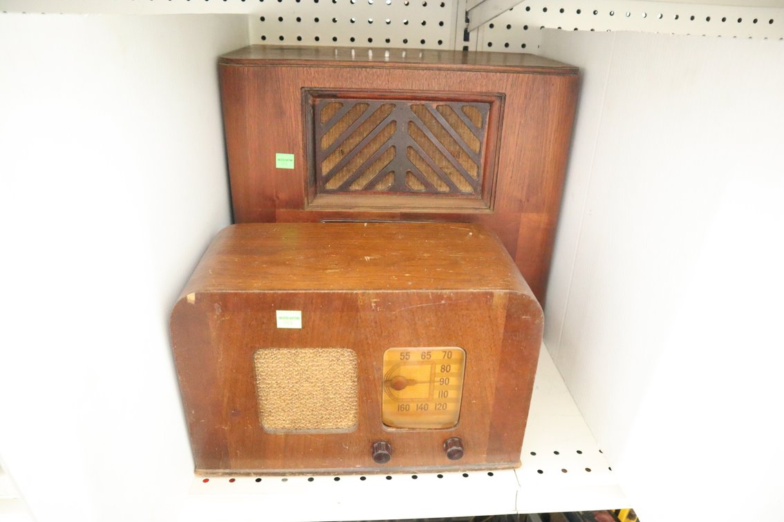 Pair of Vintage Tube Radios