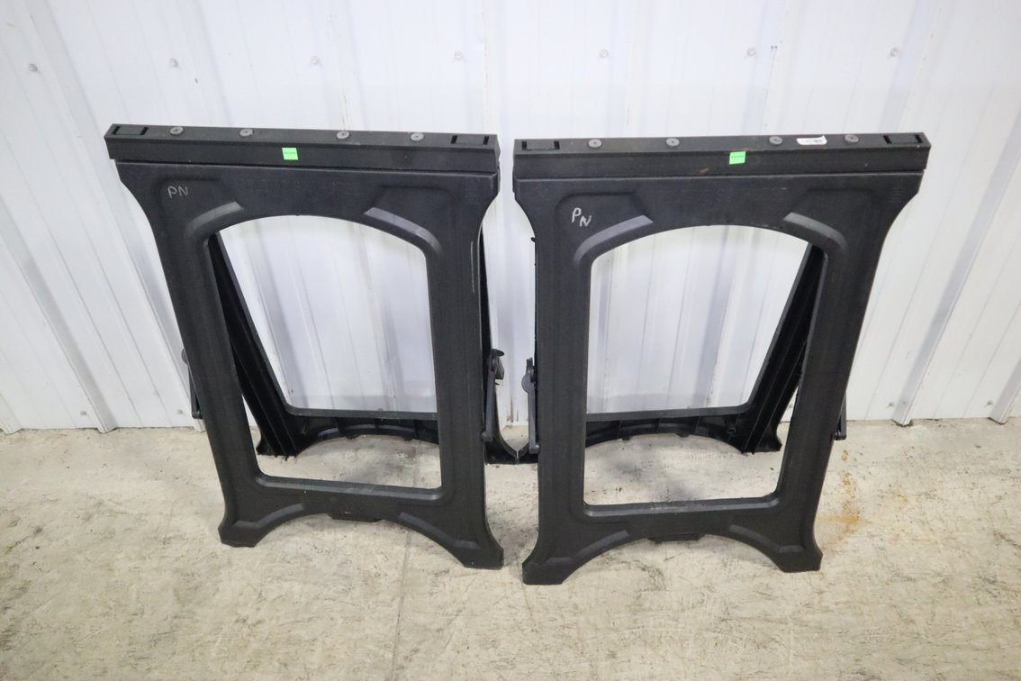 Two Plastic Sawhorses