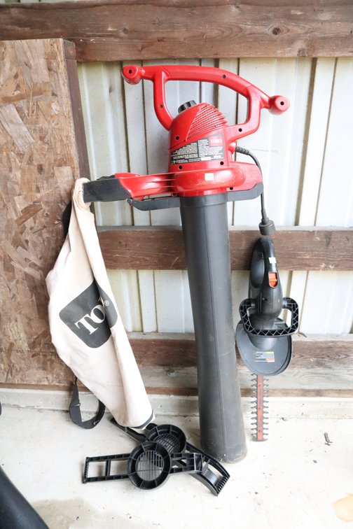 Electric Leaf Blower and Hedge Trimmer