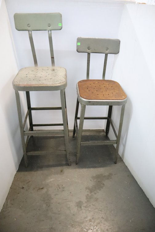 Pair of Metal Stools
