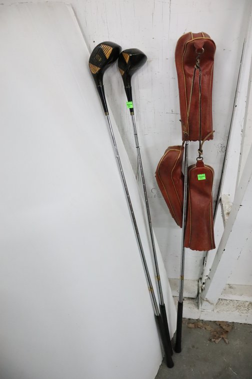 3 Vintage Golf Clubs