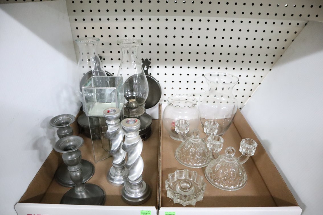 Candle Stands, Oil Lamps