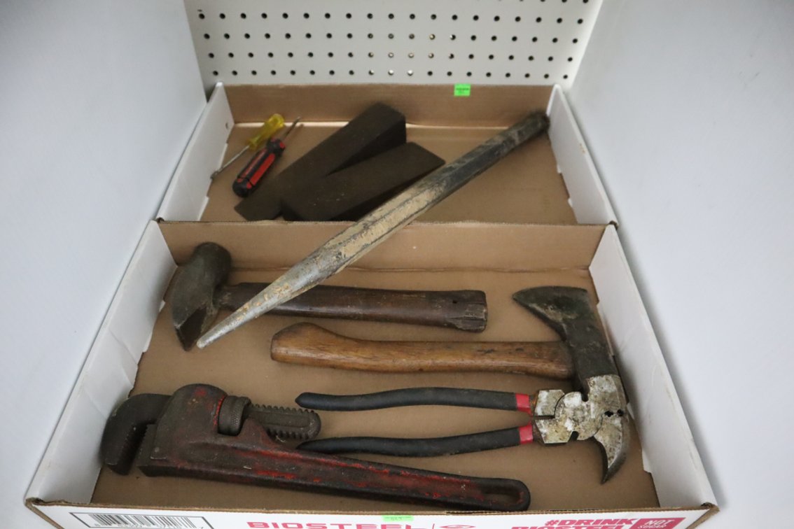 Group of Tools, Large Punch and Wedges