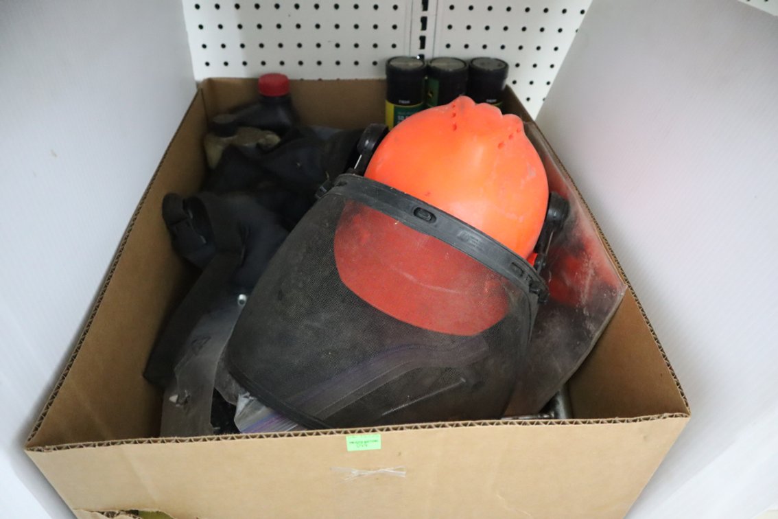 Chainsaw Chains, Wedges, Chainsaw Wrenches, Hard Hat, Chaps, Grease Tubes