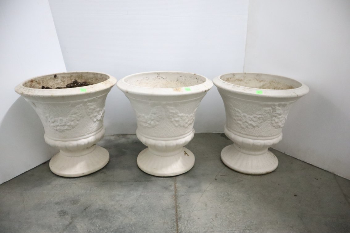 3 Ceramic Planters