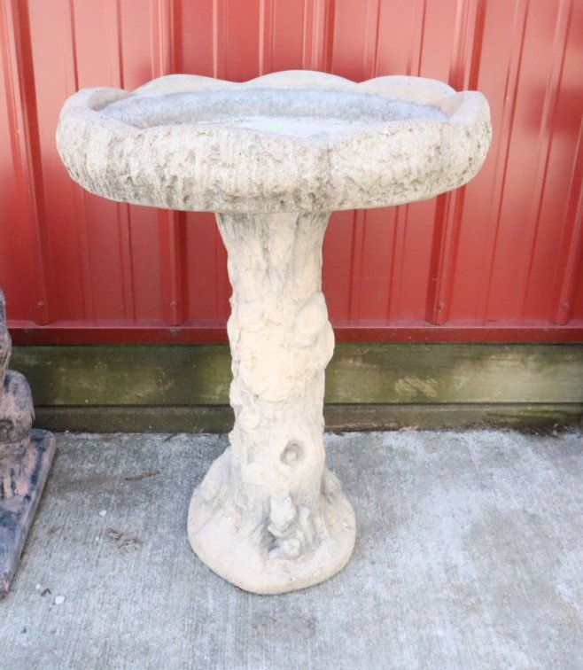 Cement Bird Bath